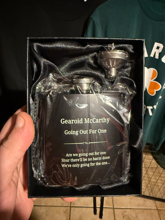 Gearoid McCarthy Going Out For One Hip Flask